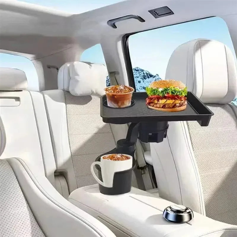 Portavasos Universal para Auto 360° – Organizador Doble Ajustable