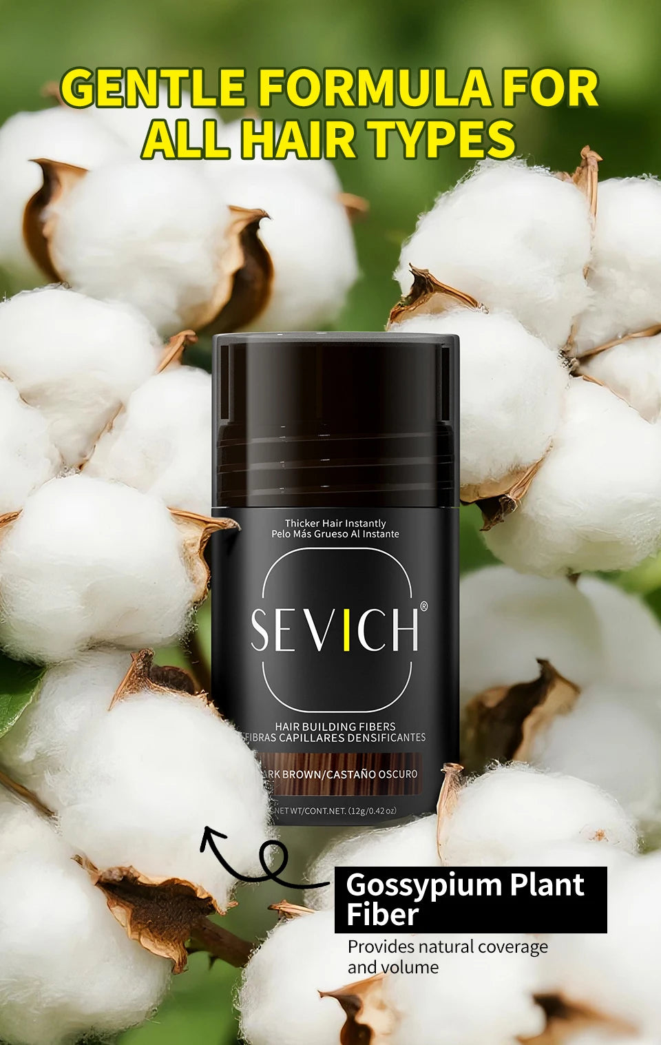 Hair Fibers Regrowth Powders Black Volumizing Hair Fibers Hair Building Fiber Natural Keratin Hair Styling Thickening Powder