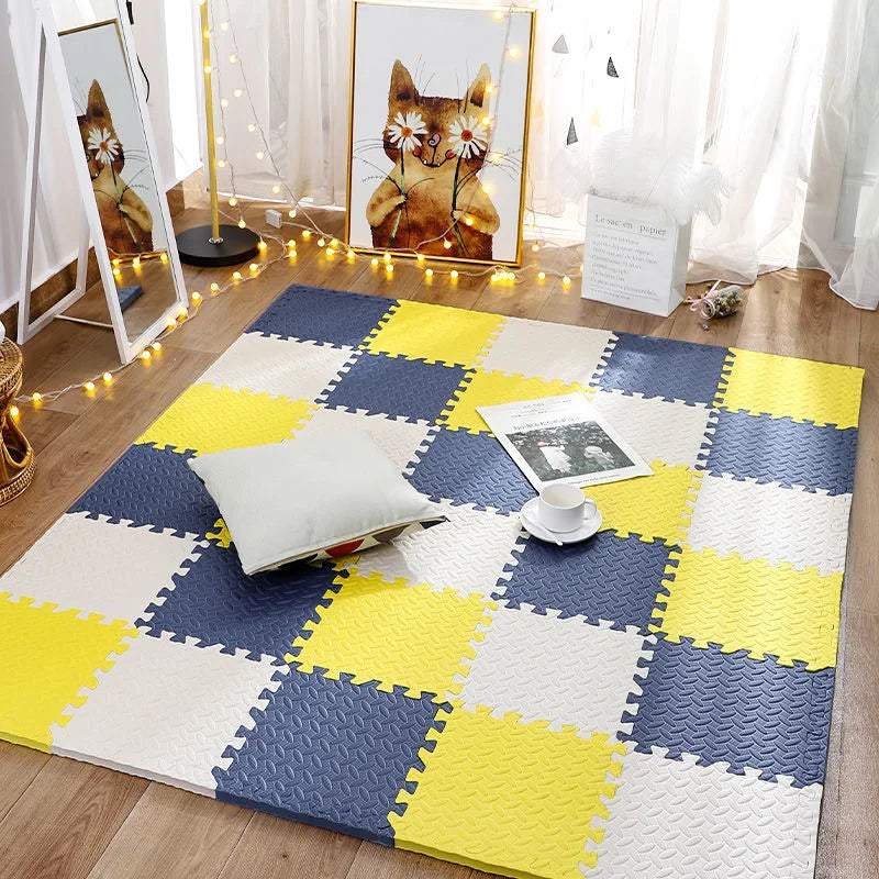 Baby Foam Play Mat 12pcs – Interlocking Puzzle Floor Tiles 30x30cm Soft Kids Carpet