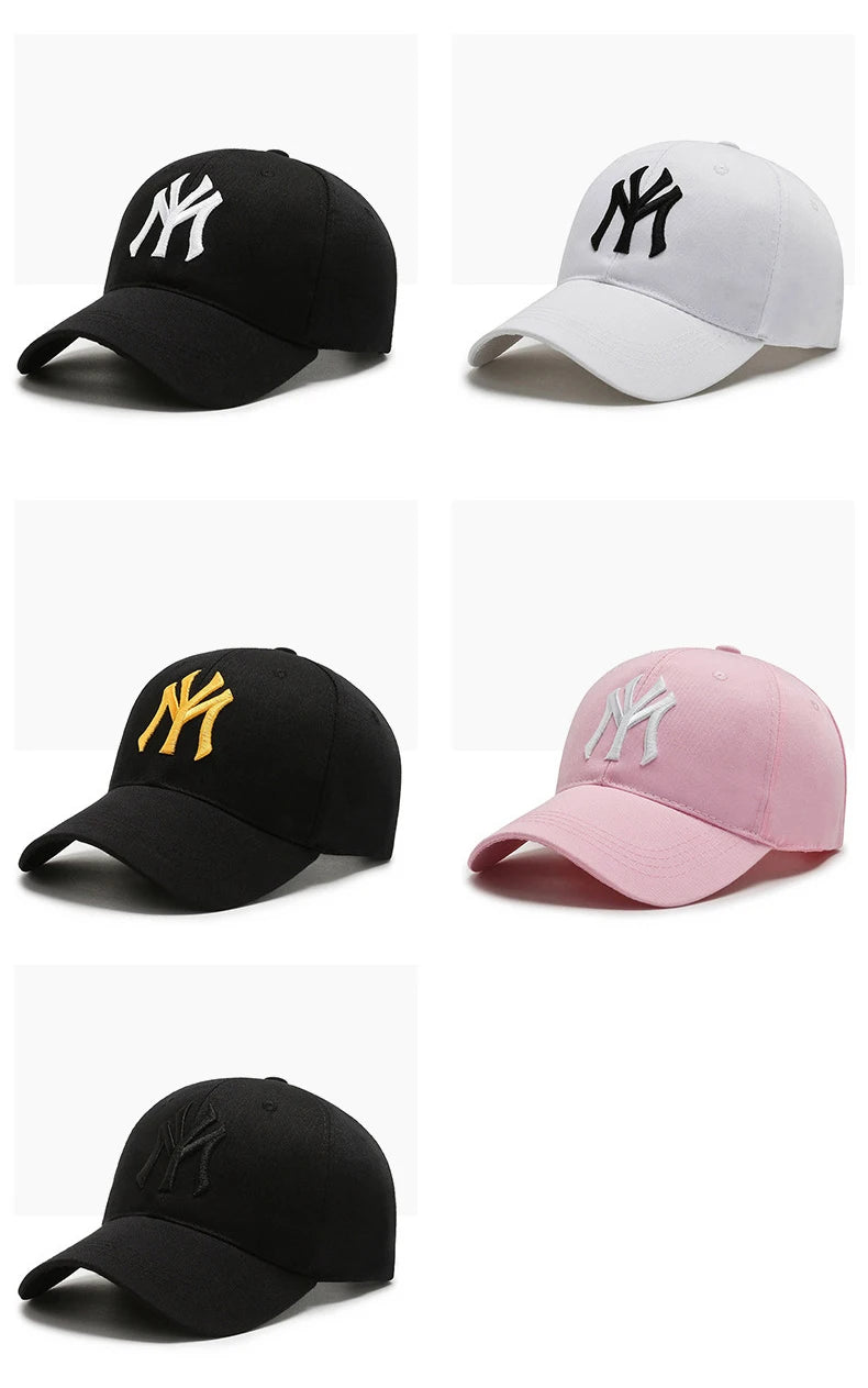 Outdoor Sport Letter MY Embroidered Baseball Caps Men Women Snapback Cap Spring And Summer Fashion Female Hip Hop Visor Sun Hats