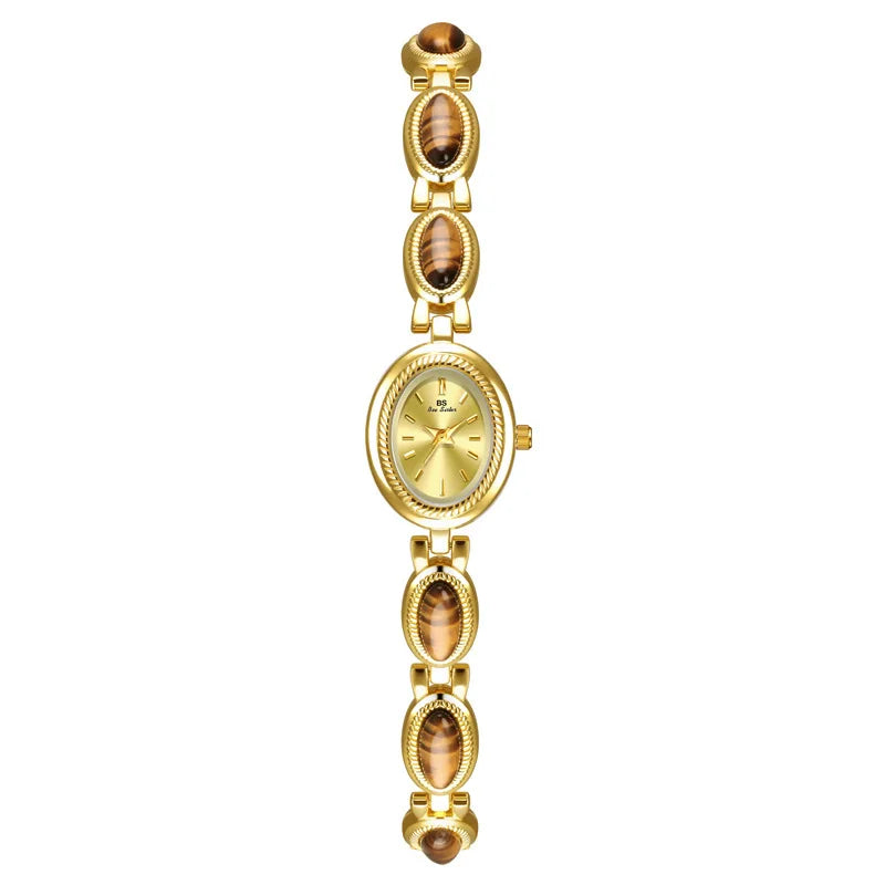 Women Bracelet Watches For Ladies Wrist Watches 2025 Top Brand Luxury relogio feminino Gold Oval Rhinestone dropshipping Fashion