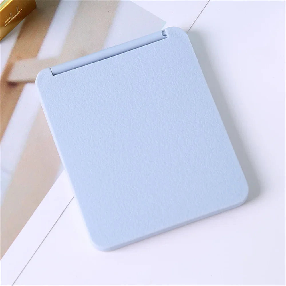 Mirror Foldable Makeup Mirror Portable Double-Sided Mirror Student Dormitory Desktop Small Gift Mini Pocket Mirror  Home Decor