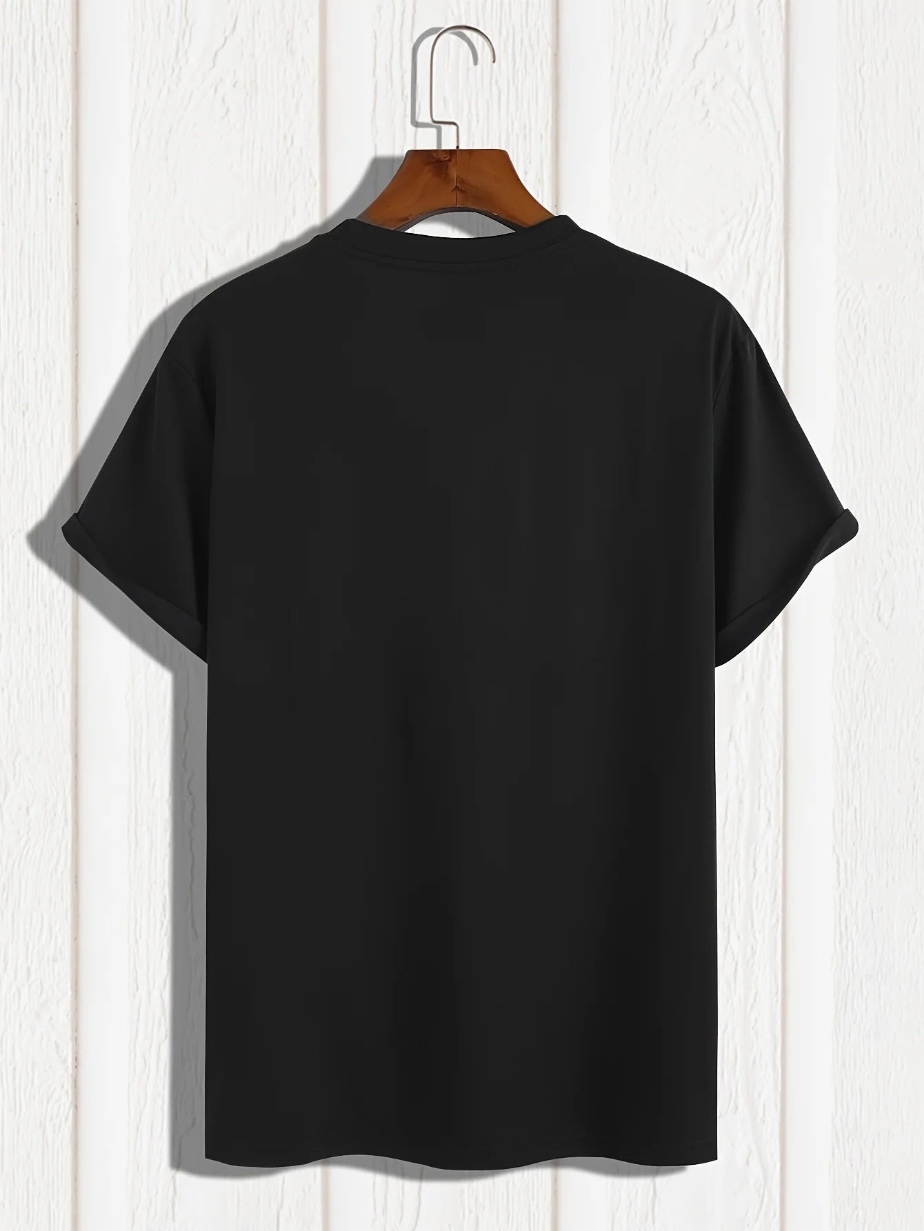 Men's PARIS Letter Print T-Shirt | 100% Cotton Slim Fit Casual Tee