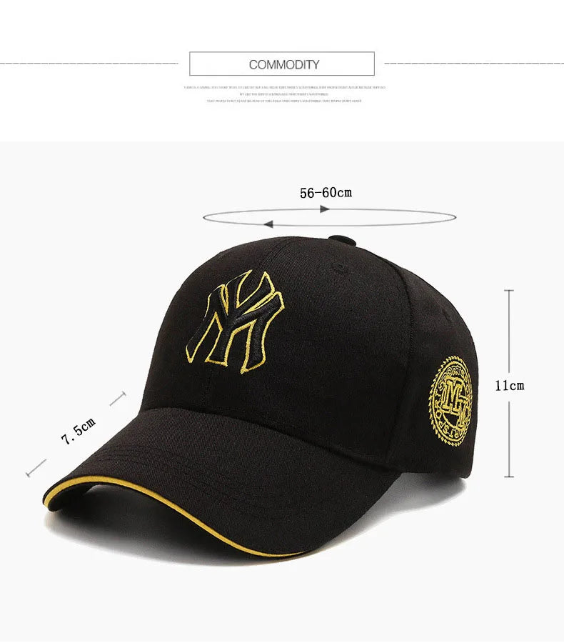 Fashion Letters MY Embroidery Baseball Cap For Women Men Cotton Unisex-Teens Snapback Flat Bill Hip Hop Tide Hats Visors Sun Hat