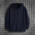 2025 Fall/winter New Arrival Men's Hoodie High Quality Solid Color Hooded Sweatshirt Male Home Outdoor Casual Fashion Pullover