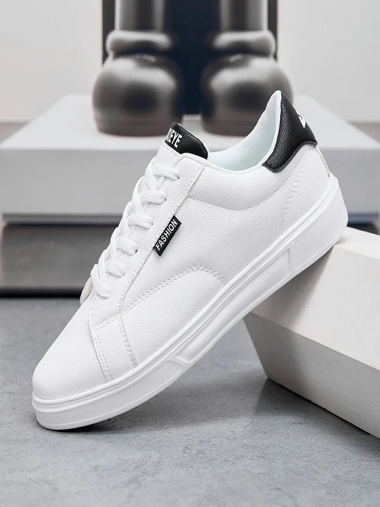 White Leather Sneakers – Comfortable Casual Shoes for Men & Women