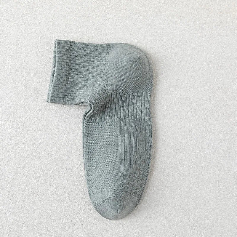 1/3 Pairs Men's Cotton Antibacterial No-Show Socks - Summer Thin Moisture-Wicking Breathable Sports Ankle Socks