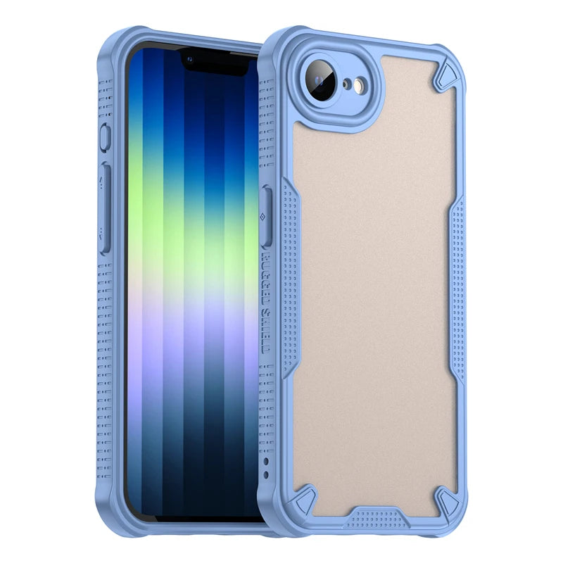 Translucent Matte Armor Case For iPhone 17e Skin-Friendly Matte Full Back Case For iPhone 17e Cover For iPhone 17e/16e Case