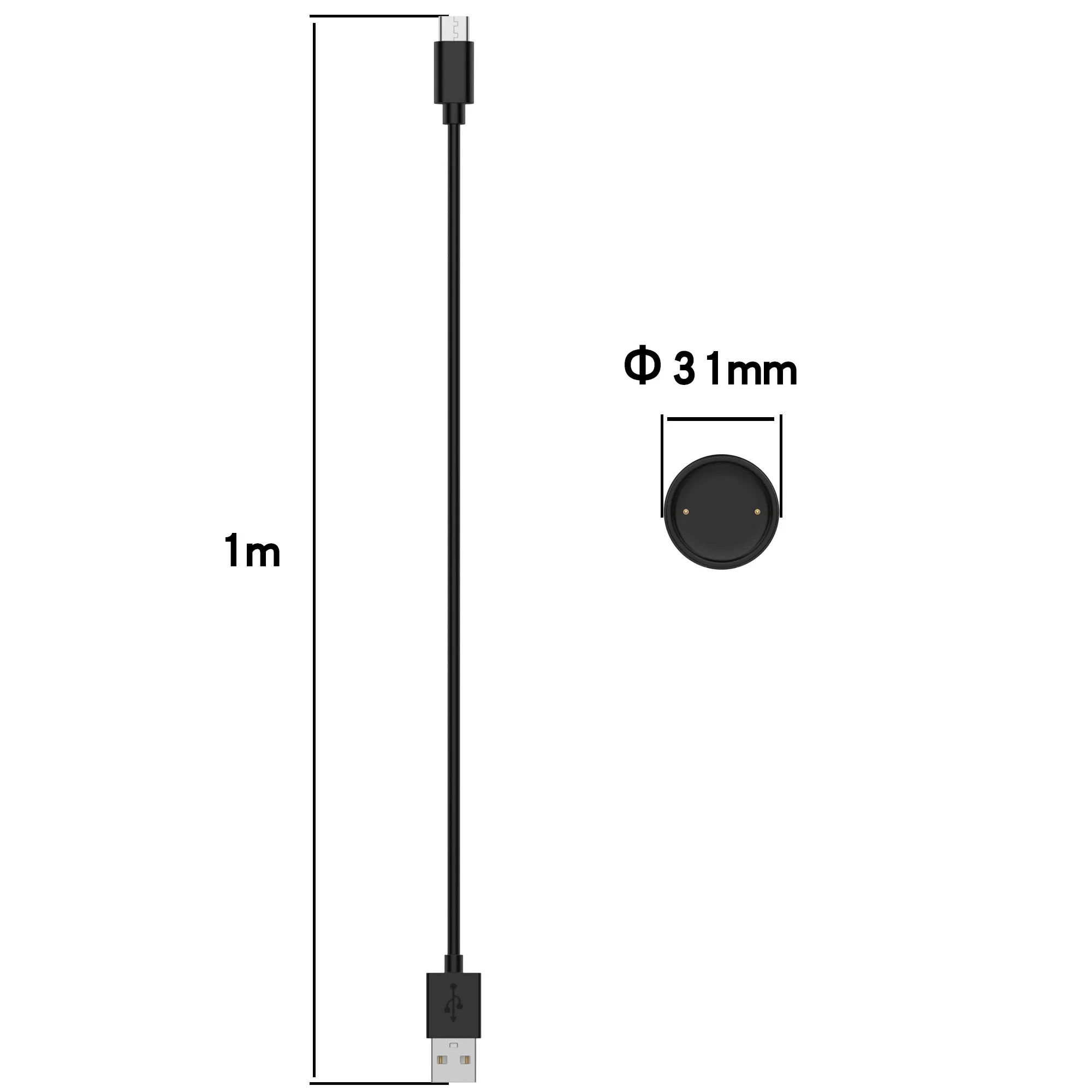 Smart Watch Dock Charger Adapter USB Charging Cable Stand For Huami Amazfit Bip6 For Amazfit Active 2 Adapter Watch Accessories