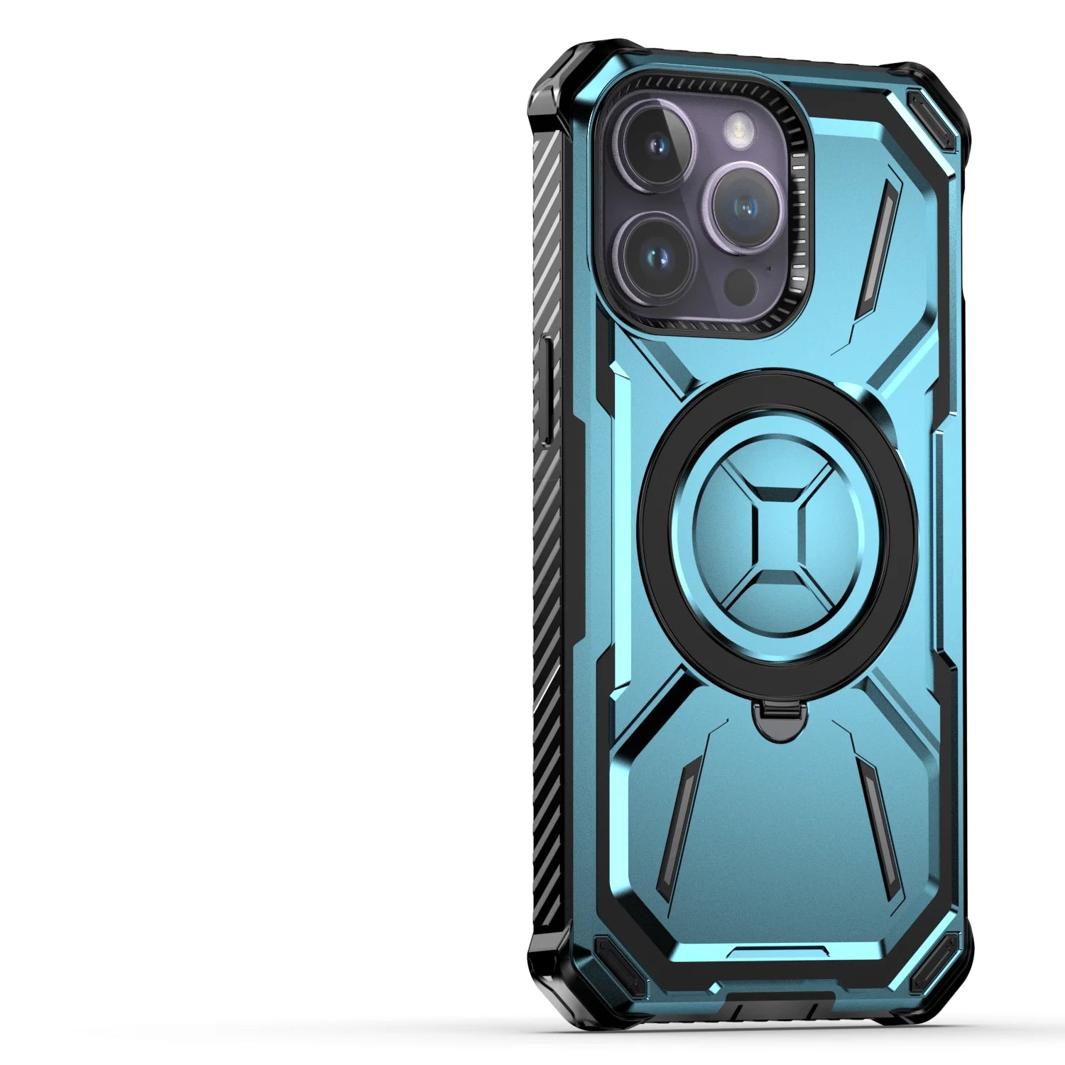 Stand Case for iPhone 16e/16/15/14/13/12/11 Pro Max XR SE 2022 7 8 Case [Compatible with Magnetic][Invisible Magnet Kickstand]