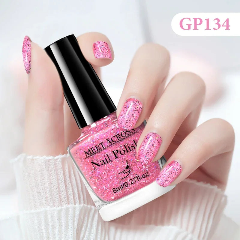 8ml Water-Based Nail Polish 48 Colors Long Lasting Quick Drying No Need of Lamp to Cure Nail Supplies Vernis for Nails Manicure