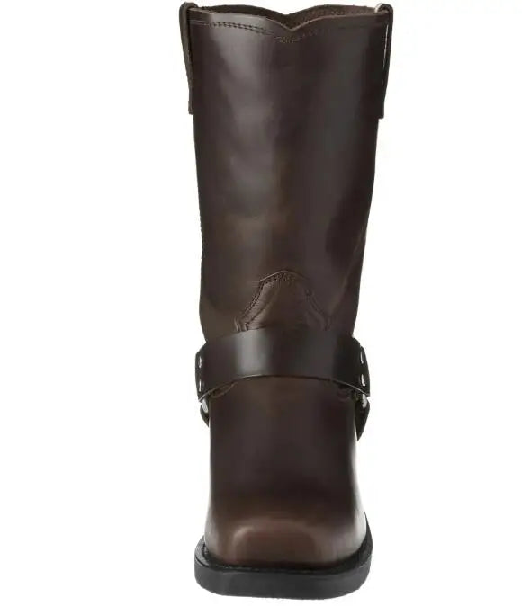 Luxury Retro Cowboy Boots Men Mid Calf Western Boot Men Pu Leather Man Slip On Shoes Winter Knight Boots Booties Plus Size 48