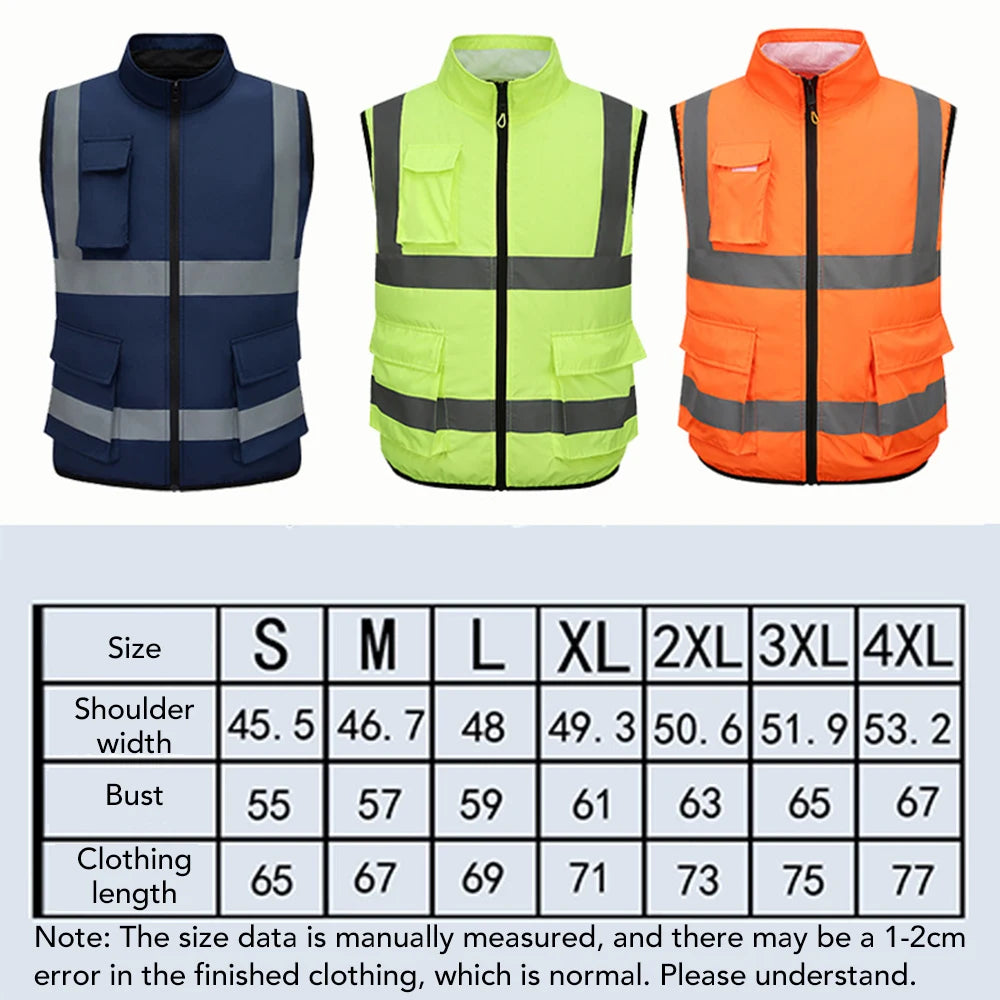 Summer Cooling Fan Vest for Men Women Outdoor Reflective Air Conditioning Clothes Anti-Heat Sunscreen Vest Hiking Fishing