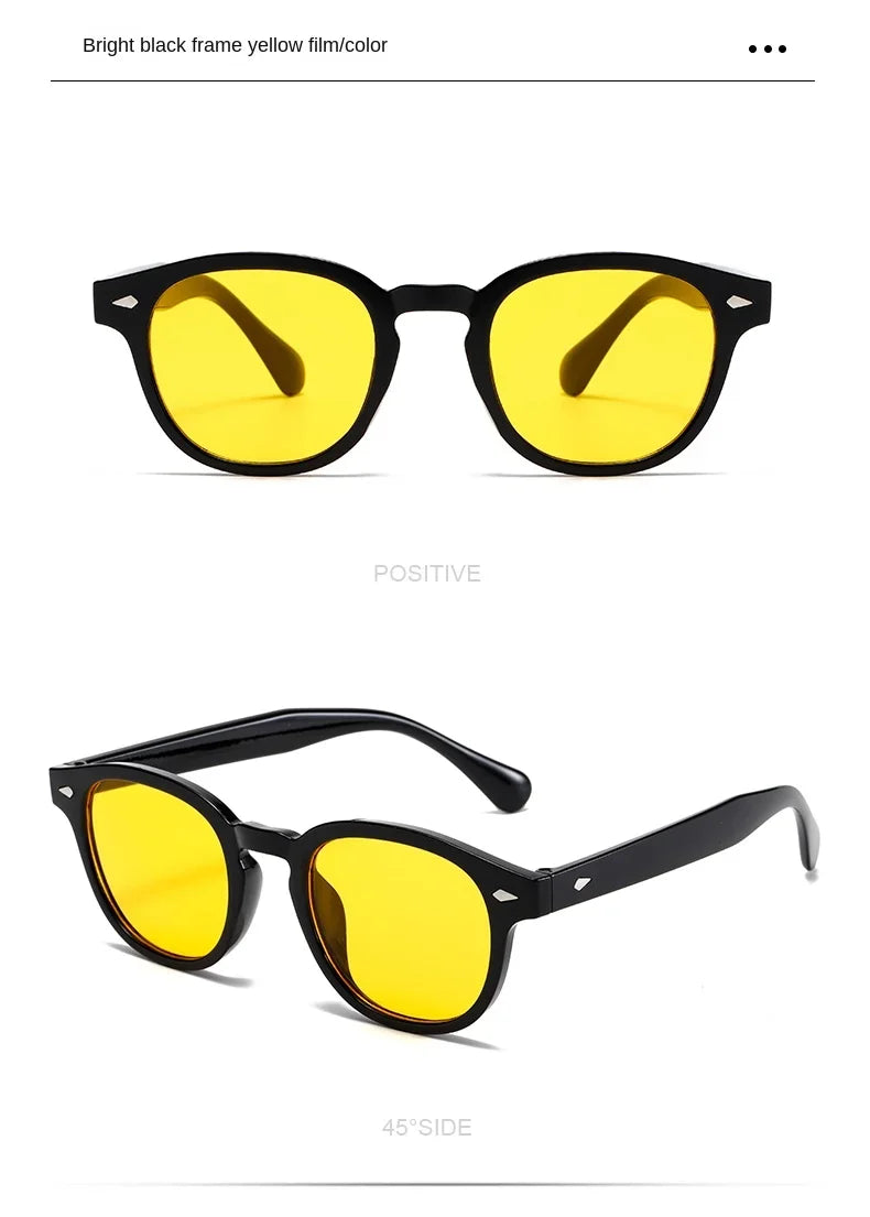 New Vintage Rectangle Sunglasses Men Women Luxury Brand Designer Square Sun Glasses Fashion Men Sun Glasses Oculus Christmas