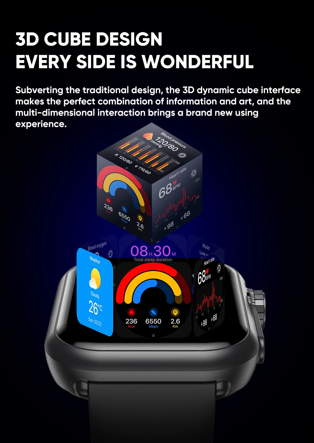 LIGE New 1000mAh Big Battery Smart Watch Full Touch Bluetooth Call Men's Watches 100+ Sports Mode Heart Rate Monitor Smartwatch