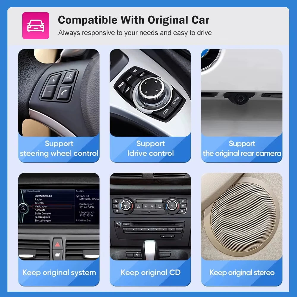 AUTOTOP 10.25â€1920*720 Wireless Carplay Android Auto Car multimedia player for F20 F21 F22 F30 F31 F32 F33 F34 F36 NBT 2013-2017