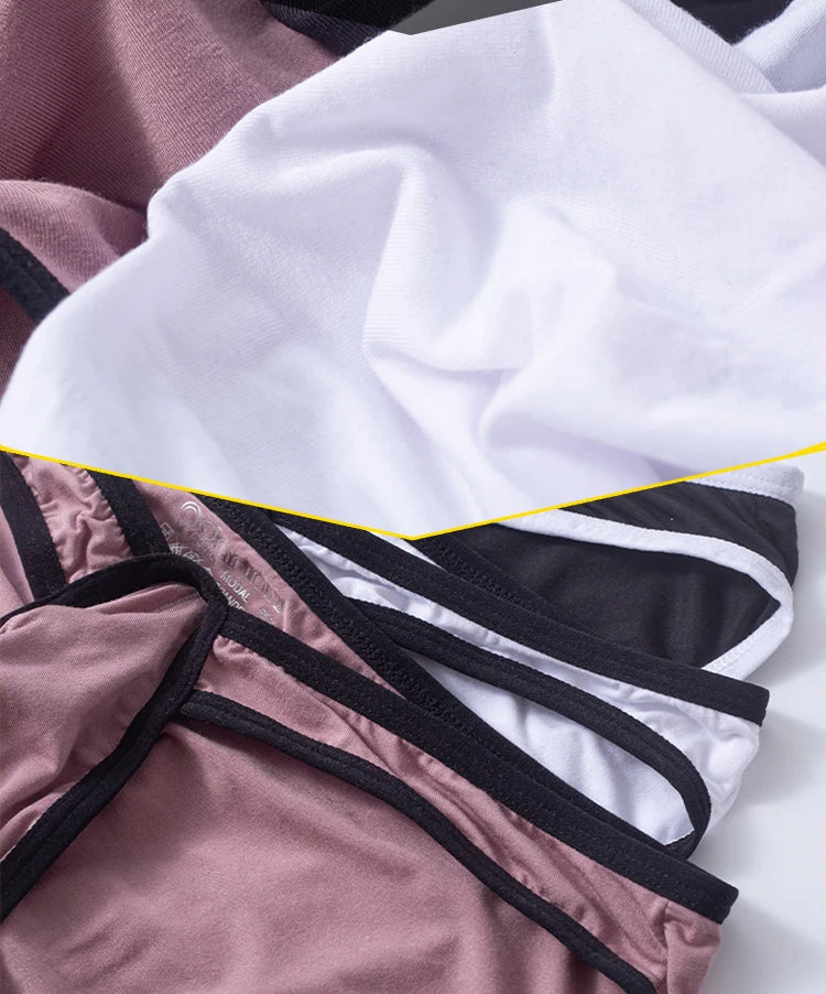 Men Modal 3D Pouch Briefs Athletic Sports Male Breathable Skin-friendly Soft Underwear High Stretch Underpants for Daily Wear
