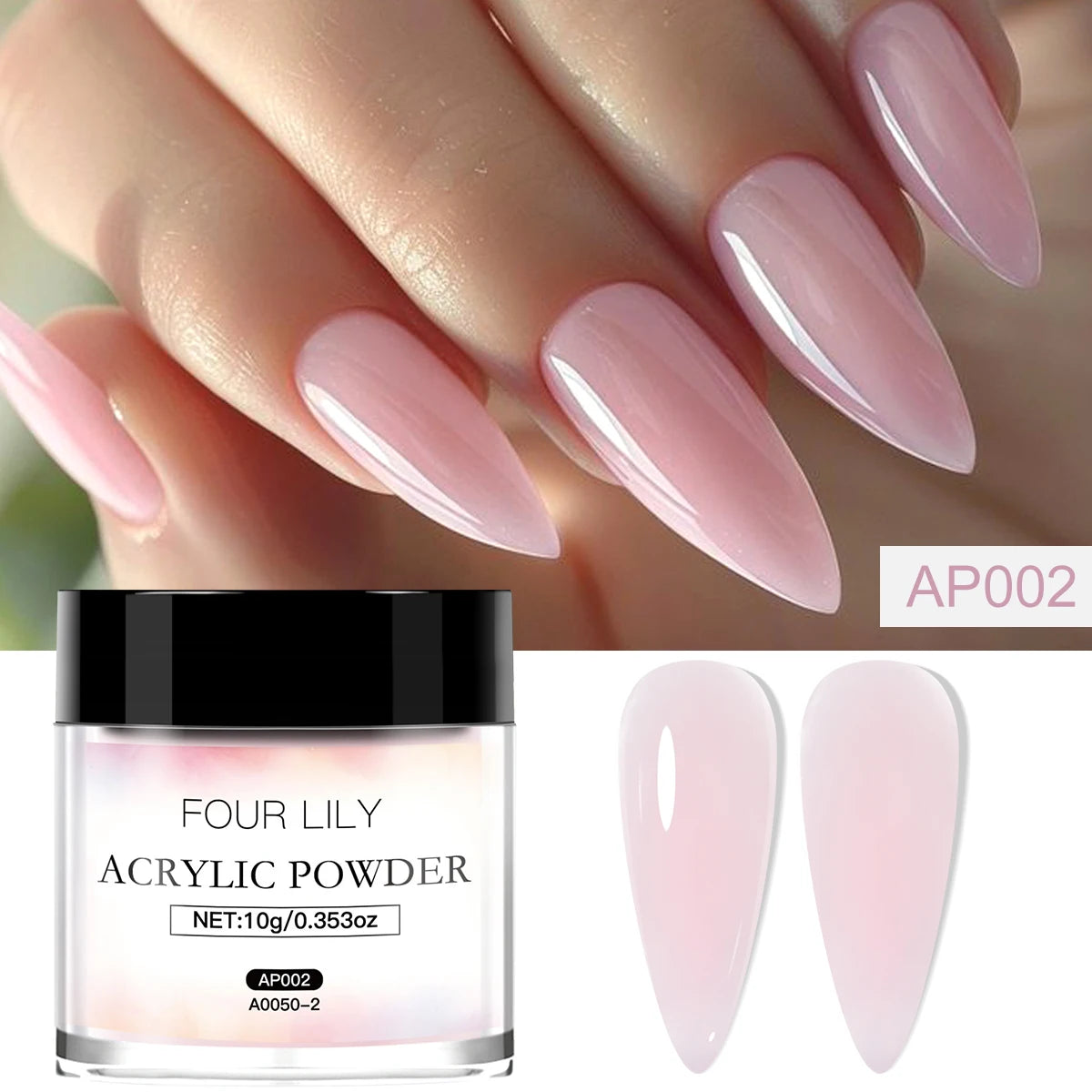 10g Acrylic Nail Powder Nude Pink White Transparent Nail Supplies No Need Lamp Cure Professional Powder for Nails Extension