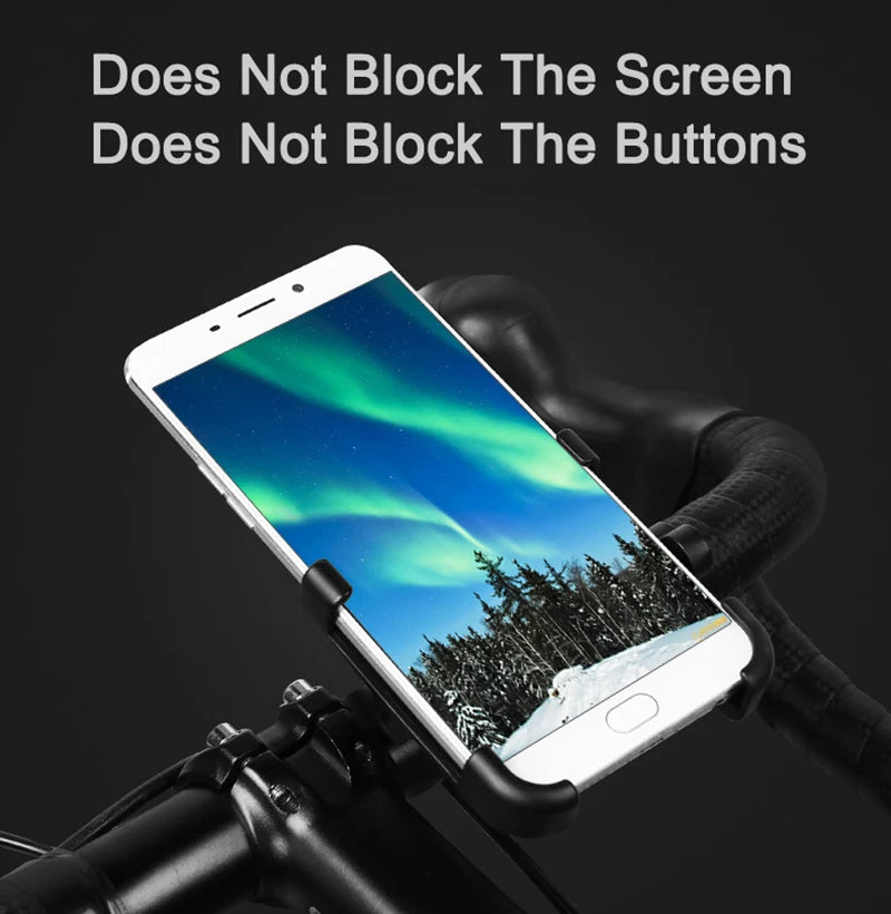 Motorcycle Mobile Phone Holder for iPhone Xiaomi Universal Rearview Mirror Handlebar Holder Bicycle Cycling Aluminum Alloy Stand