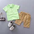 Boys Summer Sport Outfit Set 2pcs – T-Shirt & Shorts Toddler Sportsuit for Ages 1-4