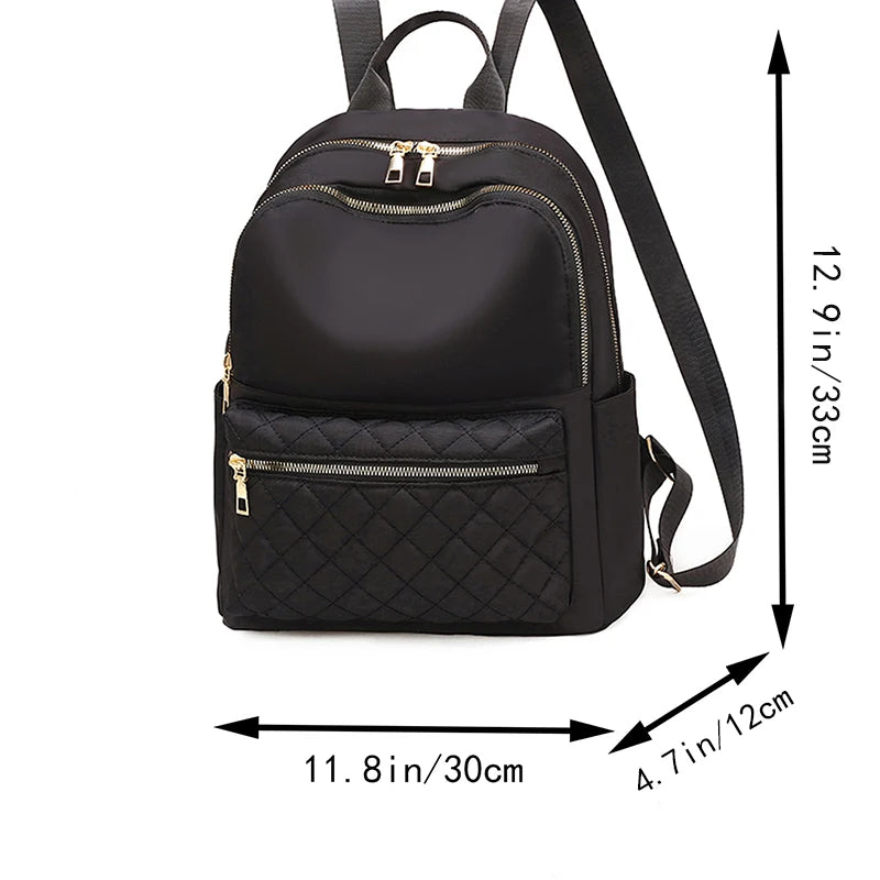 Men's and Women's New Trendy Travel Oxford Cloth Small Backpacks, Women's Versatile Canvas Bags, School Bags