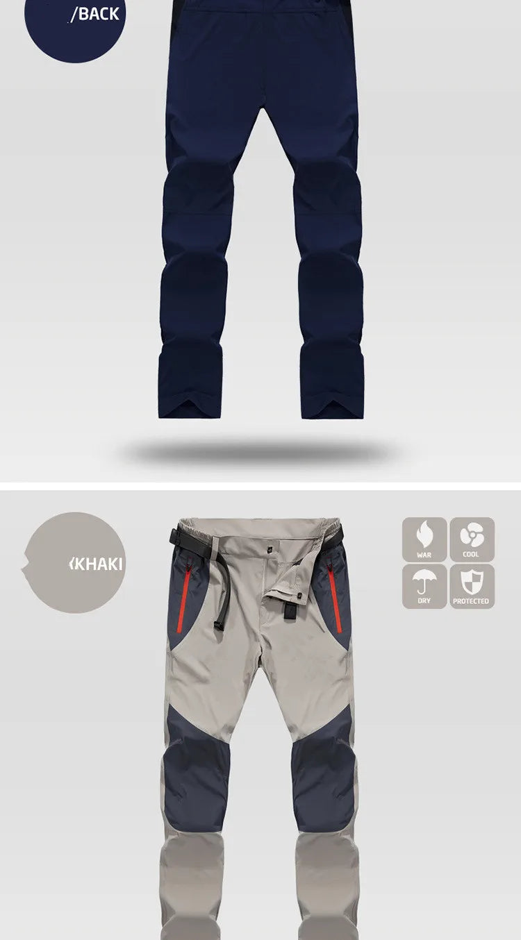 Tactical Waterproof Cargo Pants Men Summer Quick Dry Long Trousers Male Outdoor Sport Trekking Camping Fishing Pants Size M-4XL