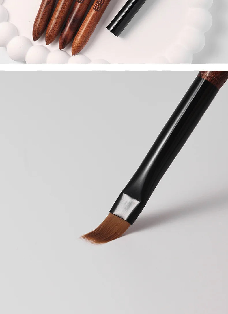 Gradient Nail Art Brush Acrylic Nail Ombre Pen DIY UV Gel Brushes Painting Drawing Flowers Nails Brush Manicure Tools for Salon