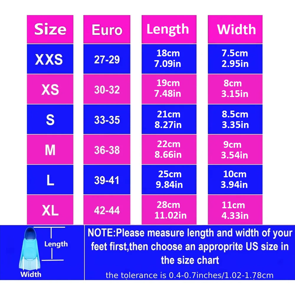 Silicone Fins Swim Training Snorkel Short Diving Flippers Frog Shoes Men Women Professional Breaststroke Freesnorkel Swimming
