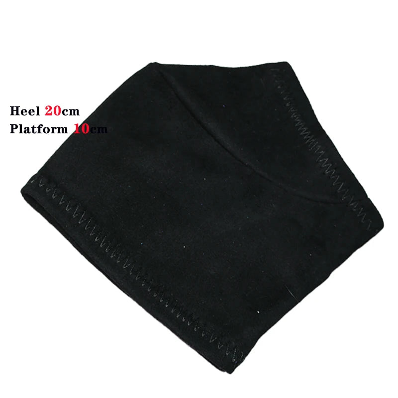 Shoe Cover Pole Dance Shoes Protective Cover High Heels 20cm Waterproof Platform 10cm Suede Material Strong Wear-resistant