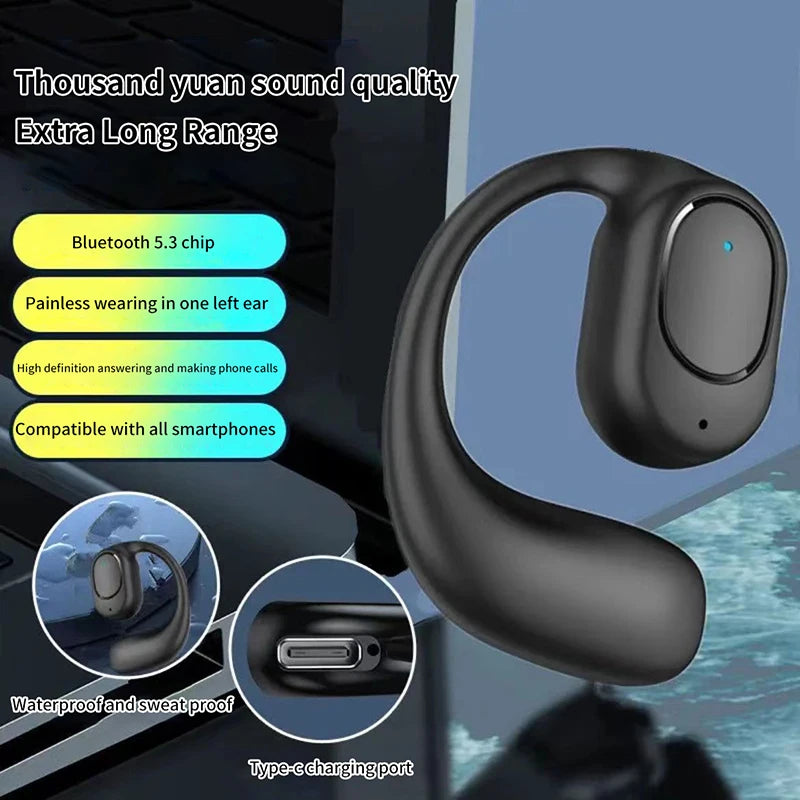 Wireless Bluetooth Headphones With Digital Display With Microphone Handsfree Noise Canceling Earphones For Driving Audifonos﻿