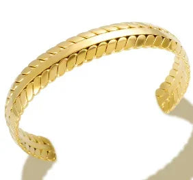 Stainless Steel Crystal Bracelet Bangle – Elegant 3-Stone Fashion Jewelry