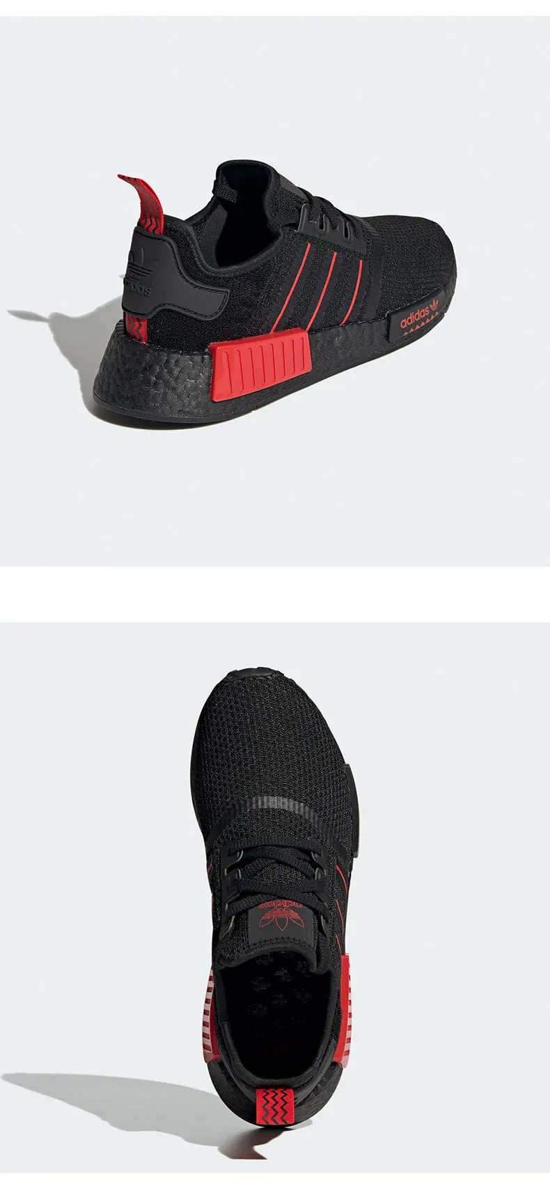 Adidas genuine clover NMD_R1 men's and women's low cut lightweight running shoes GV8422