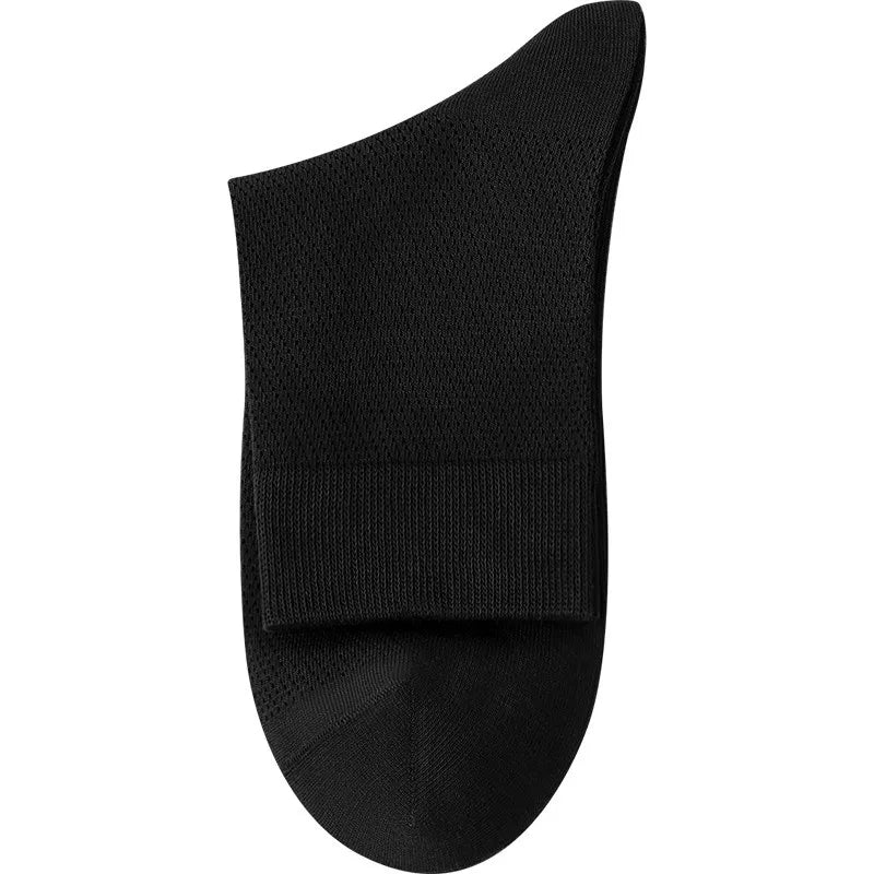 3pairs Men's Odor-Resistant and Sweat-Absorbing Mid-Calf Socks Fashion High Quality Breathable Ankle Sock Solid Color Sports Sox