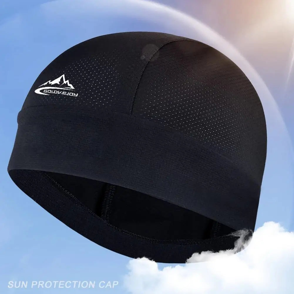 Cooling Skull Cap Helmet Lining Breathable Sweat Wicking Cycling Sports Running Hat Comfortable Outdoor Hiking Cap Quick Dry Cap