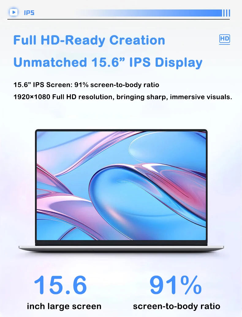 2026 New Core i7 8650U Windows 11 Pro Laptop 32GB RAM 2TB SSD for Gaming Office Studio High-Speed Notebook 5000mAh