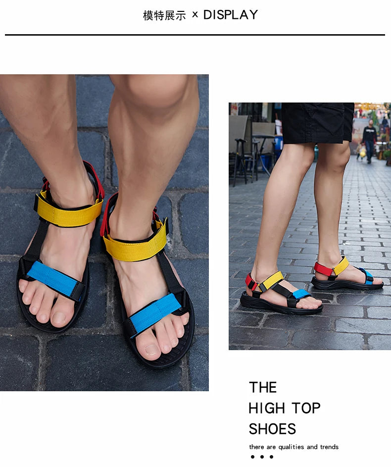 Men Sandals EVA Light Soft 2024 New Summer Casual Shoes Men Water Shoes Beach Sandals Men Couple Shoes Slippers Women Sandals