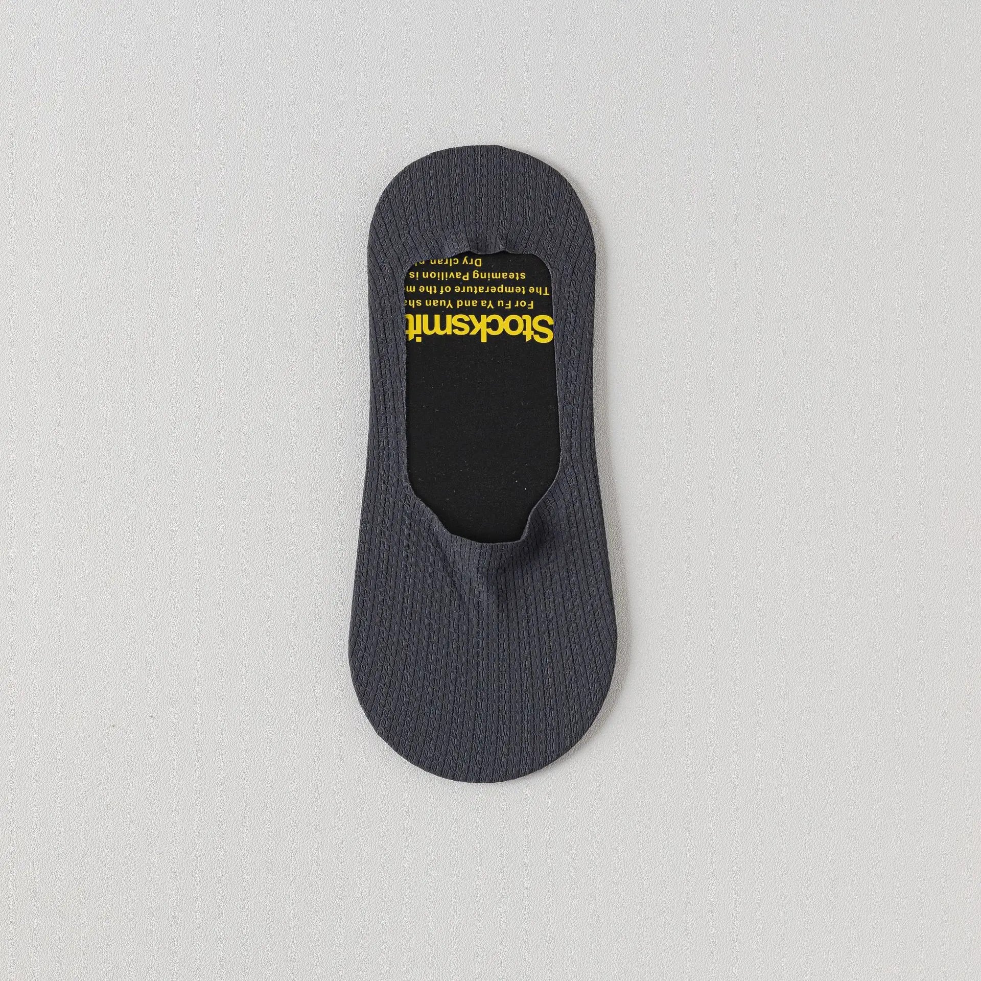 Men's Low Cut Ankle Boat Socks Summer Thin Breathable Invisible No Show Socks Men Male Silicone Anti-slip Ice Silk Sock Slippers