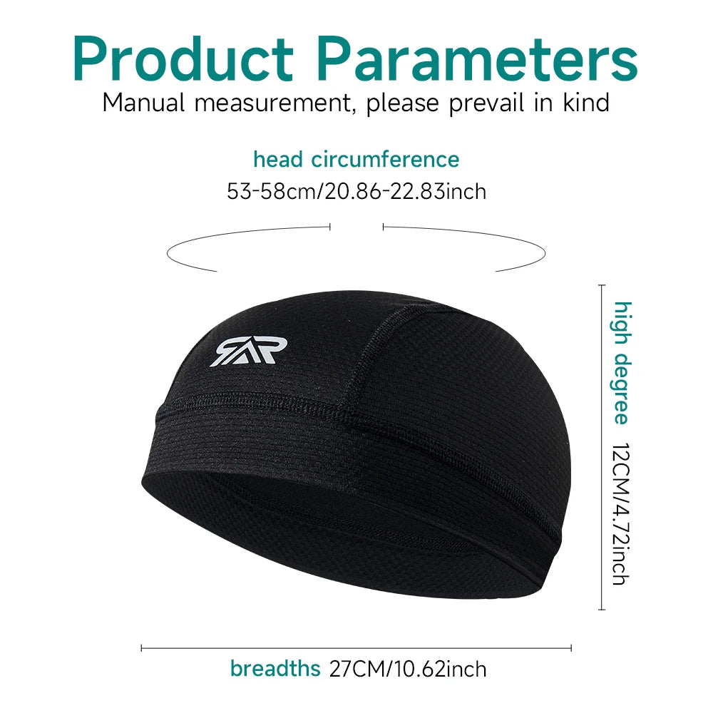 1/2Pcs Quick Dry Cycling Cap Summer Sun Protection Sweat Absorbing Road Bike Helmet Liner Hat Set Breathable Outdoor Riding Gear