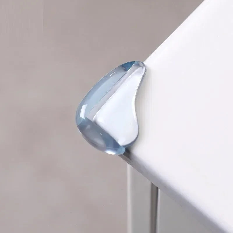 Silicone Table Corner Edge Guards – 2pcs Transparent Safety Protectors for Baby & Kids