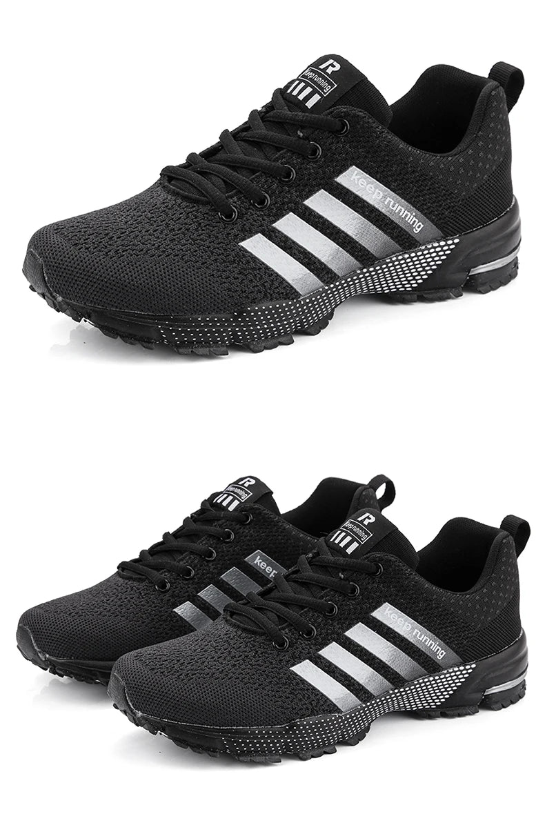 Men Shoes Comfortable Non-Slip Stable Shock Absorption Light Couple Shoes and Men's Sneakers Mesh Breathable Casual Basket Homme