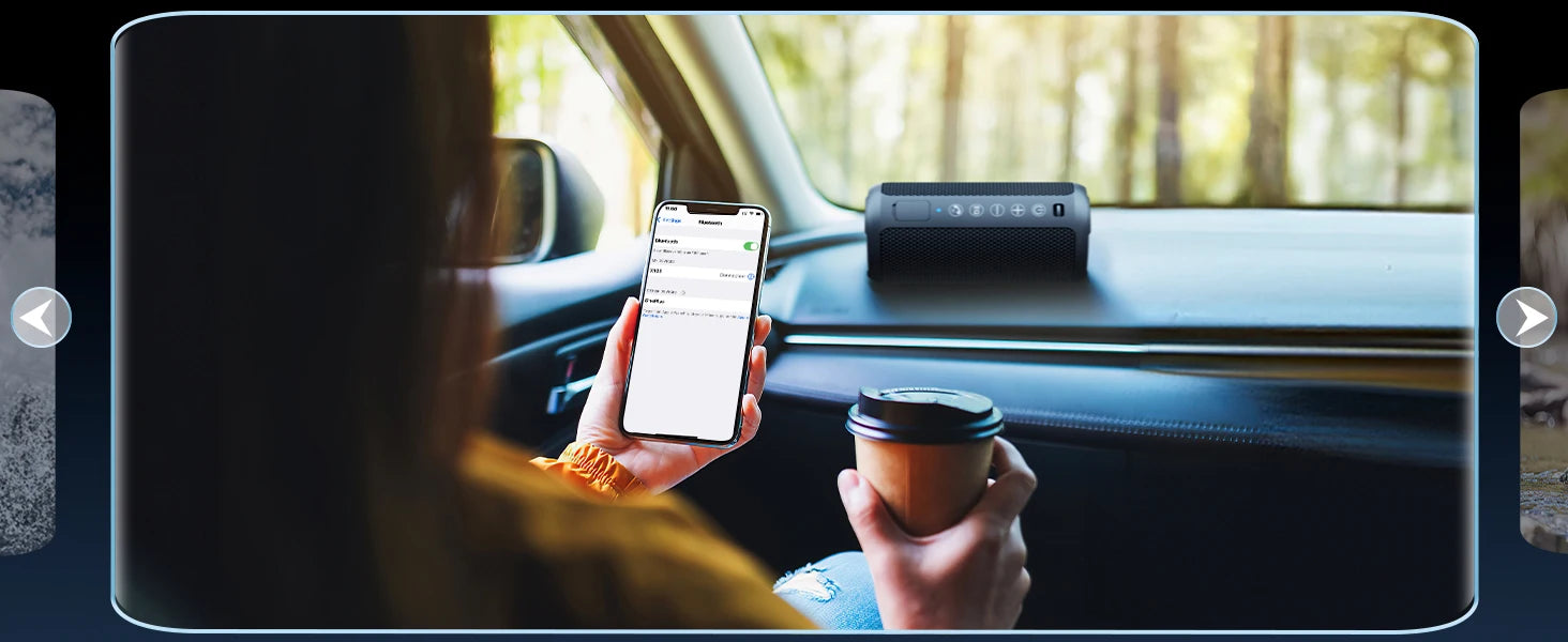 Ortizan X10 Bluetooth Speaker Enhanced Bass Portable Speaker with TF Card Slot 30H Playtime IPX7 Waterproof Speaker for Camping