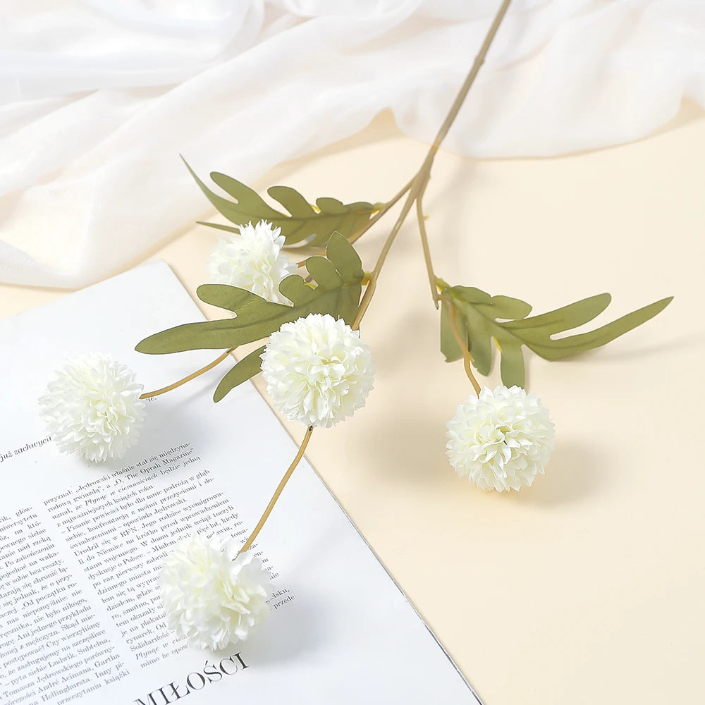 1Pcs Artificial Flowers Bouquet 51CM Hydrangea Fake Flowers for Home Decor Gardern Wedding Decoration Valentine's Day Ornament
