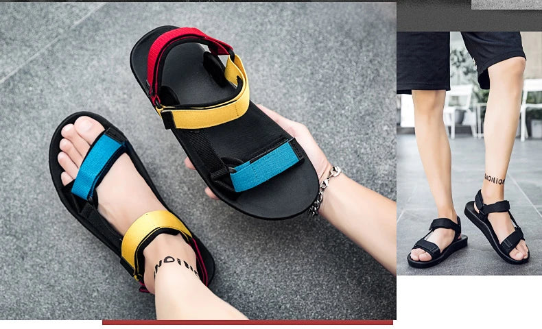 Men Sandals EVA Light Soft 2024 New Summer Casual Shoes Men Water Shoes Beach Sandals Men Couple Shoes Slippers Women Sandals