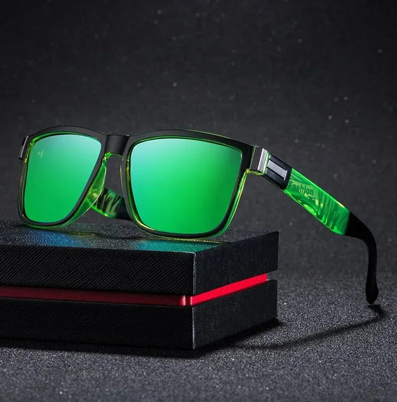 Fashionable Men Women Sunglasses Luxury Brand Designer Sun Glasses Vintage Square Driving Fishing Man Eyewear