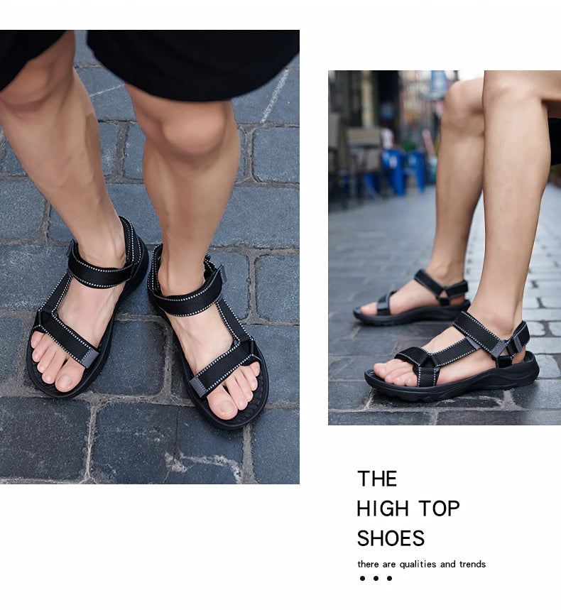 Men Sandals EVA Light Soft 2024 New Summer Casual Shoes Men Water Shoes Beach Sandals Men Couple Shoes Slippers Women Sandals