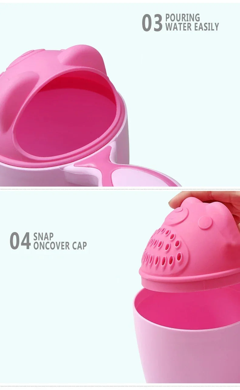 Baby Shampoo Rinse Cup – Eye Protection Bath Tool for Kids & Toddlers
