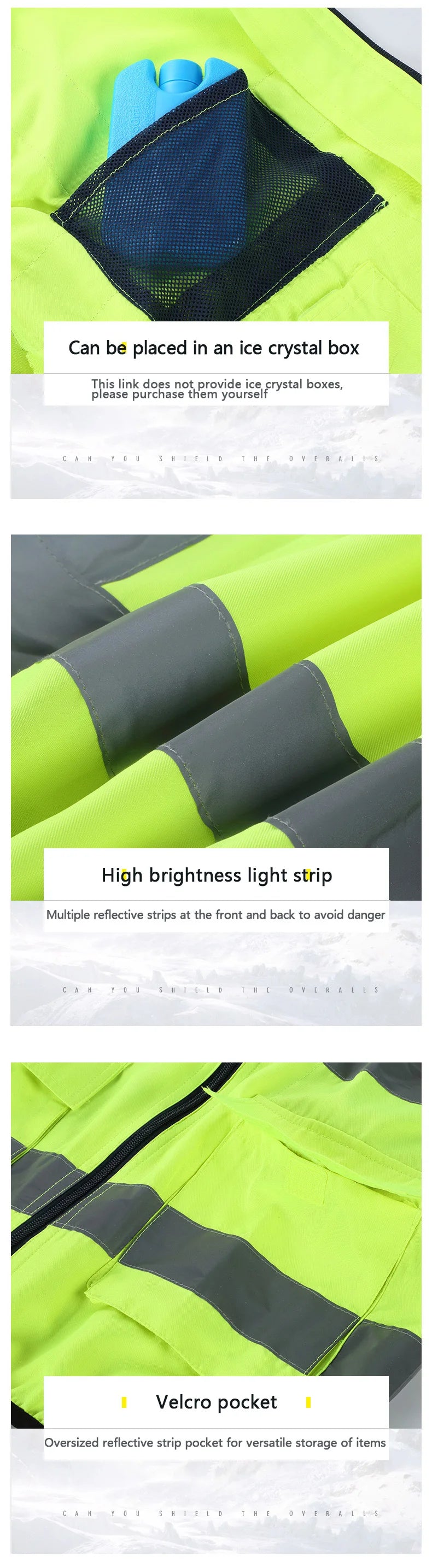 Summer Cooling Fan Vest for Men Women Outdoor Reflective Air Conditioning Clothes Anti-Heat Sunscreen Vest Hiking Fishing