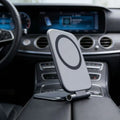 Ultra-thin magnetic phone holder with strong magnetic attraction, does not obstruct the view, foldable design, car phone holder