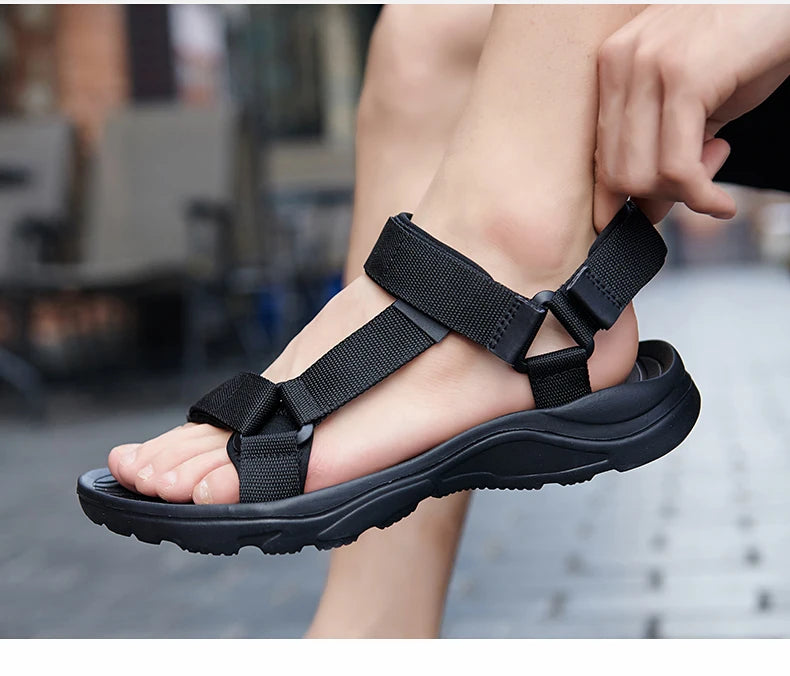 Men Sandals EVA Light Soft 2024 New Summer Casual Shoes Men Water Shoes Beach Sandals Men Couple Shoes Slippers Women Sandals