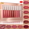 Matte Liquid Lipstick & Lip Oil Set – 10pc Waterproof Velvet Lip Gloss